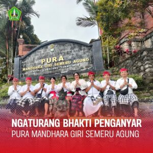 Ngaturang Bhakti Penganyar di Pura Mandhara Giri Semeru Agung, Lumajang, Jawa Timur Hari-Tanggal