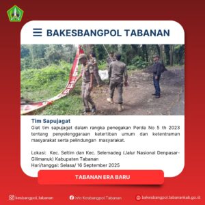 Giat tim sapujagat dalam rangka penegakan Perda No 5 th 2023 tentang penyelenggaraan ketertiban (1)
