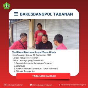 LAPORAN MONITORING DAN EVALUASI (MONEV)Verifikasi Bantuan Sosial-Dana HibahHari-Tanggal- Selasa,
