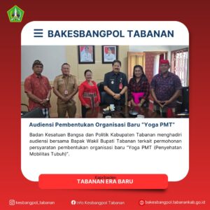 📍 Ruang Wakil Bupati Tabanan, Senin 13 Oktober 2025Badan Kesatuan Bangsa dan Politik Kabupaten (1)