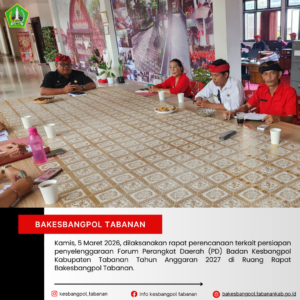POSTINGAN KESBANGPOL - 05 Maret 2026 - Perencanaan