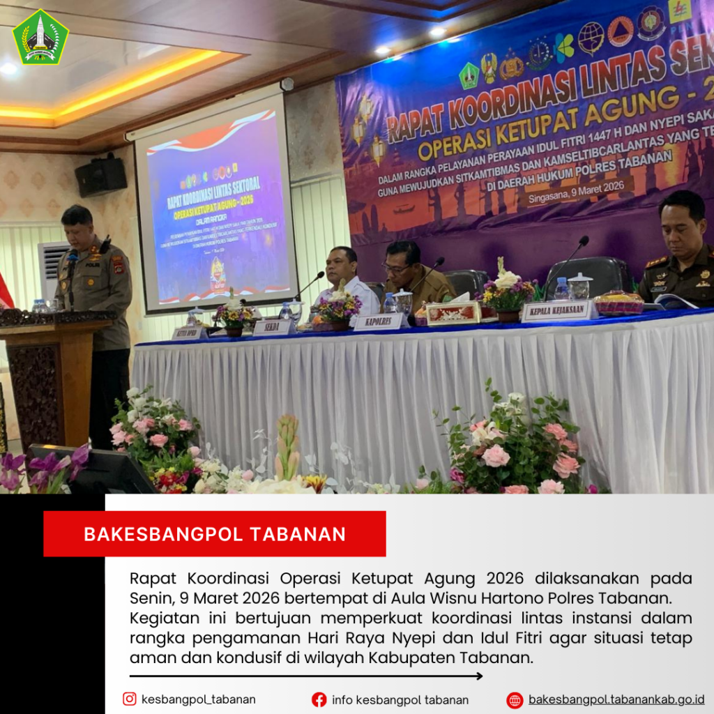 POSTINGAN KESBANGPOL - 09 Maret 2026 - Sekban